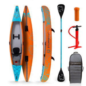 Cyclone 1-Seater Inflatable Canoe Kit