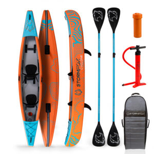 Cyclone 2-Seater Inflatable Canoe Kit