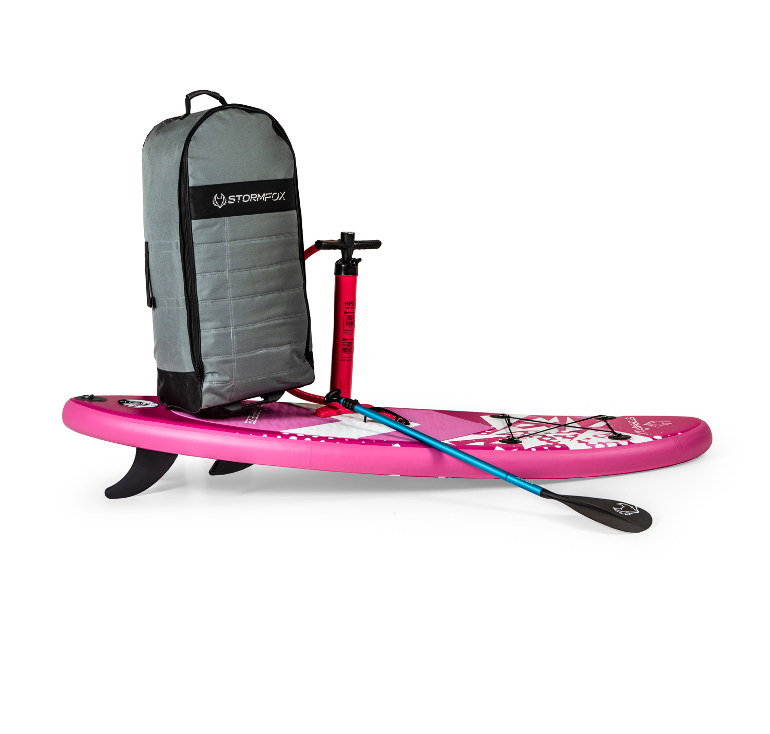 Freeze Kids Stand Up Paddle Board Kit - Pink- 7' - Image 4